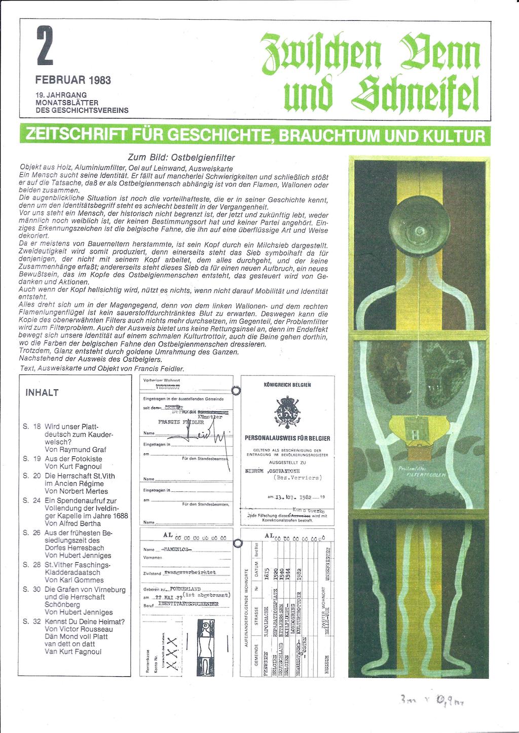 Der „Ostbelgienfilter“ in der Zeitschrift Zwischen Venn und Schneifel (Quelle: ZVS)