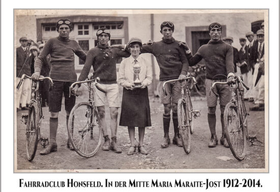 Cycling club, ca. 1930 (Source: private archives Irmgard & Paul McKelvie-Maraite)