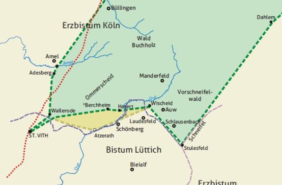 1157 Die Wildbann-Grenze des Kölner Erzbischofs in der belgischen Eifel
