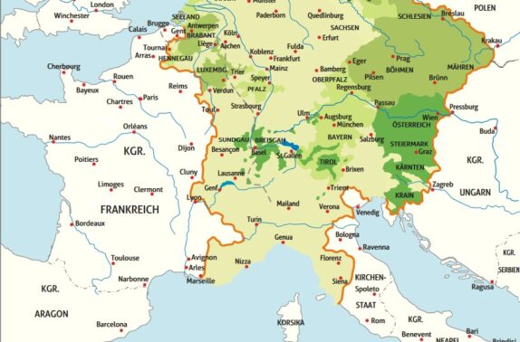 1273-1378 Hausmachtsgebiete im Deutschen Reich