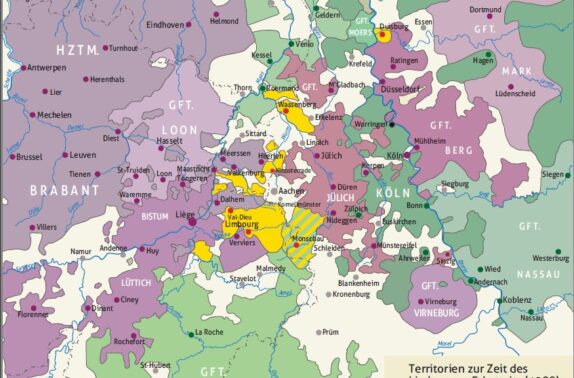 1288 Territorien zur Zeit des Limbourger Erbstreits