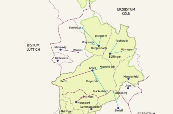 1500-1795 Frühneuzeitliche Pfarrbezirke auf dem Gebiet Ostbelgiens#