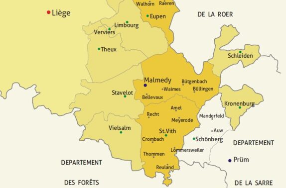 1795-1815 Das Arrondissement Malmedy im Ourthe-Departement