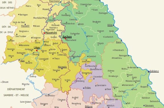 1795-1815 Departements an Rhein, Maas und Mosel