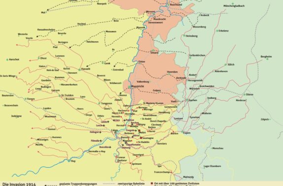 1914 Die deutsche Invasion in Belgien