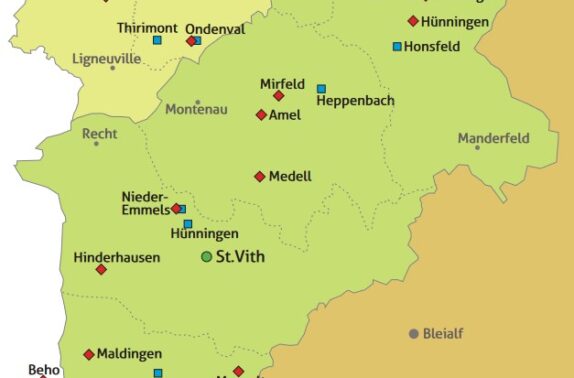 1940 Bauten des Architekten Cunibert in der belgischen Eifel