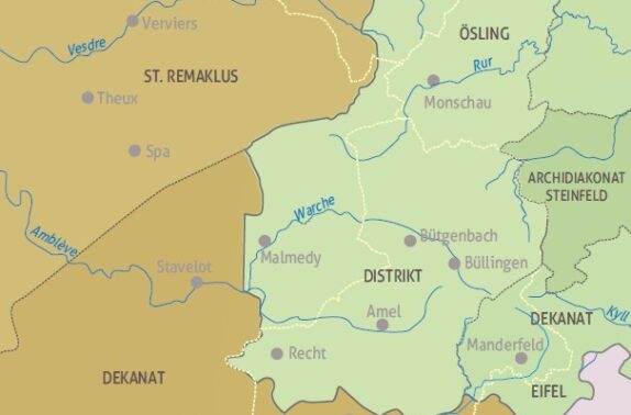 300-1500 Bistümer und Dekanate