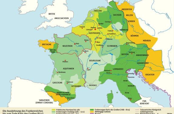 400-850 Die Ausdehnung des Frankenreichs