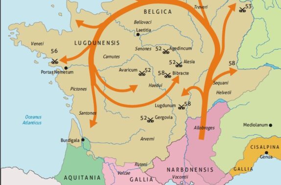 58-52 v. Chr. Caesars gallische Feldzüge