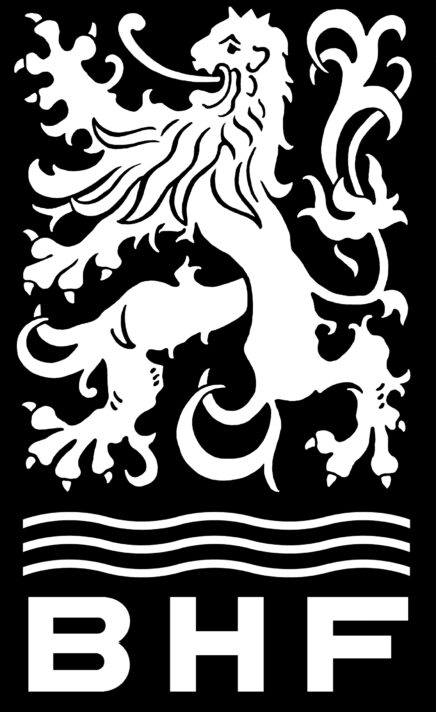 Het logo van de Belgische Omroep (BHF)