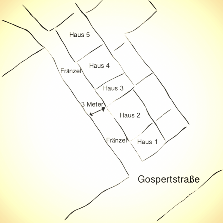 The alley Fränzel in Eupen (source: ZOG archives)