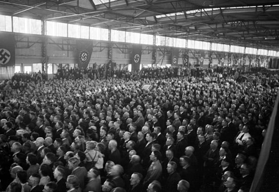 Besuch Robert Ley in Eupen, 1940 (Staatsarchiv Eupen, Sammlung Lander)