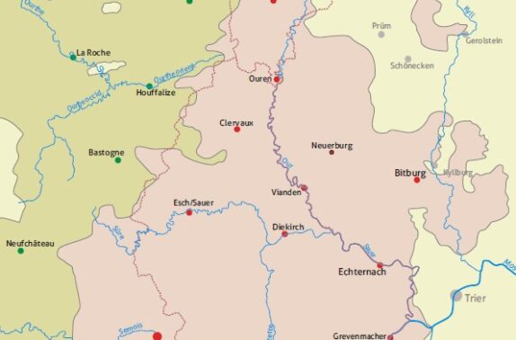 Grundherrschaftsgebiete im Herzogtum Luxemburg