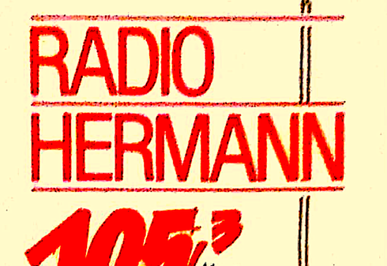 Werbeanzeige von Radio Hermann