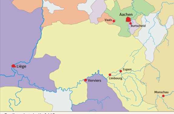 Textilstandorte im Umfeld Eupens